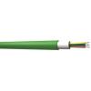 RS PRO Napájecí kabel, řada: FR-N1X1G1 4žilový 100 m Síťovaný polyethylen plášť, Zelená, vnější průměr: 13 mm OD, 0.6/1