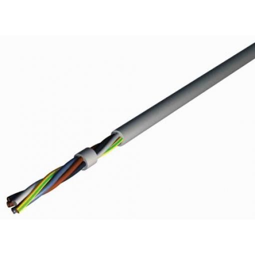 RS PRO Napájecí kabel, řada: H05VVF 2žilový 50 m Polyvinylchlorid plášť, Šedá, vnější průměr: 5.9 → 7.5 mm OD, 300/500 V