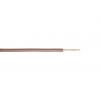 Zapojovací vodič, řada: H07V-K plocha průřezu 0.75 mm², typ kabelu: Vodič PVC, Hnědá, 450/750 V 100 m 18 AWG