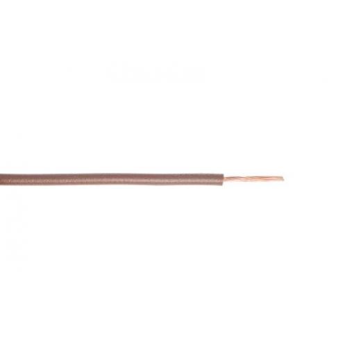 Zapojovací vodič, řada: H07V-K plocha průřezu 4 mm², typ kabelu: Vodič PVC, typ kabelu: Přístrojový kabel, Hnědá,