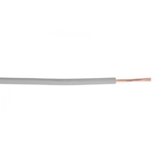 Zapojovací vodič, řada: H05V-K plocha průřezu 0.75 mm², typ kabelu: Vodič PVC, typ kabelu: Přístrojový kabel, Šedá,