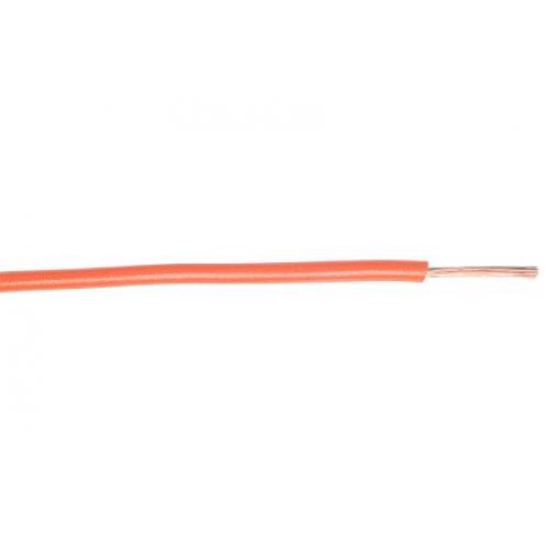Zapojovací vodič, řada: H05V-K plocha průřezu 1 mm², typ kabelu: Vodič PVC, typ kabelu: Přístrojový kabel, Oranžová,