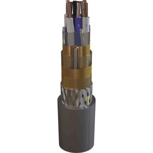 Ovládací kabel, řada: Marine2Com YOZ2c 250 V 4žilový, 250 V Síťovaný polyethylen plášť 0.75 mm², vnější průměr: 12.7 mm