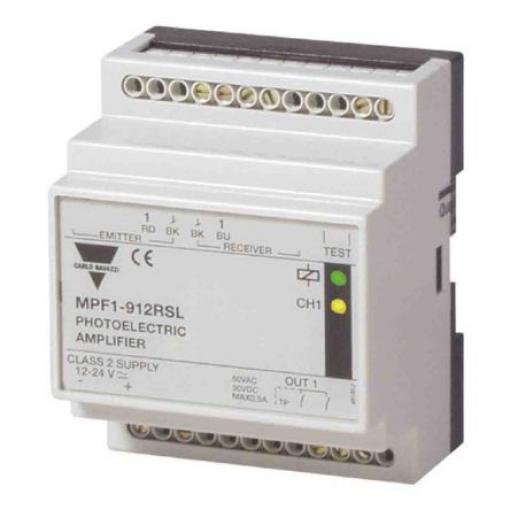 Carlo Gavazzi Zesilovač fotoelektrického senzoru, řada: MPF LED Válcový Šroub, výstup: Relé Jednocestný