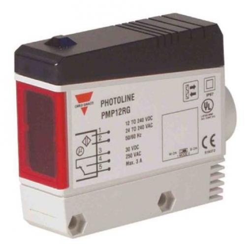 Carlo Gavazzi Fotoelektrický snímač, řada: PMD Infračervená LED Blok Šroub, výstup: NO/NC Difuzní IP67