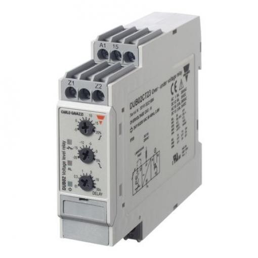 Carlo Gavazzi Monitorovací relé, řada: DUB02 1 a SPDT kontakty Lišta DIN