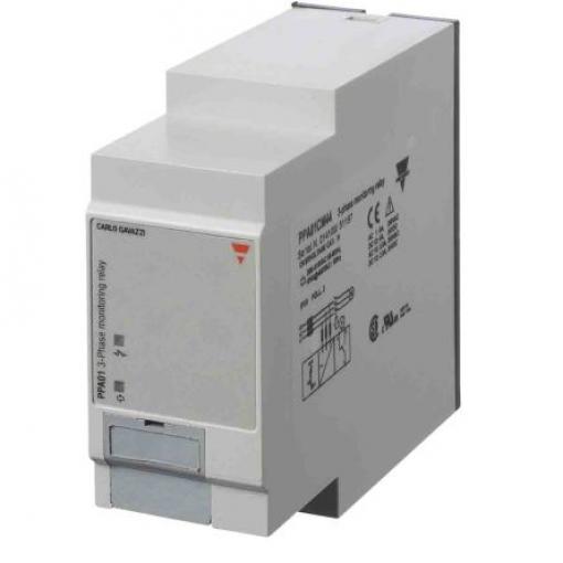 Carlo Gavazzi Monitorovací relé, řada: PPA01 3 a DPDT kontakty Lišta DIN