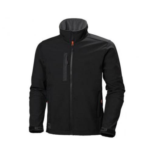 Helly Hansen Bunda Softshell pánská, SC: XL, Černá Vodovzdorný, řada: Kensington No