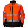 Helly Hansen Alna Oranžová Unisex Softshellová bunda s vysokou viditelností XL