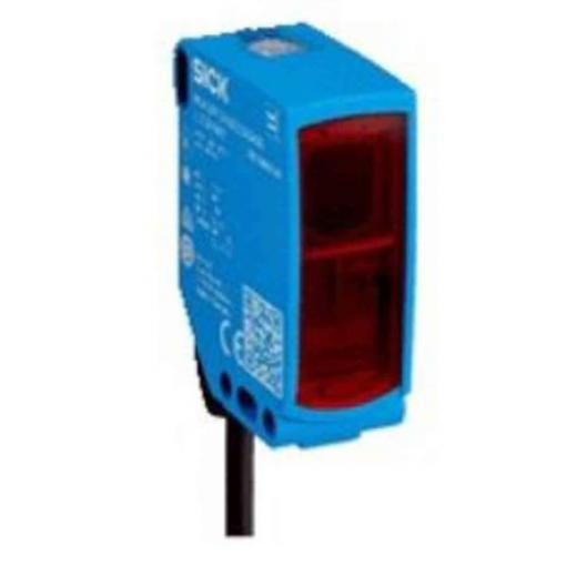SICK Fotoelektrický snímač, řada: W16 LED s bodovým světlem Blok Kabel, výstup: NPN Polarizovaný retro odraz IP66, IP67,