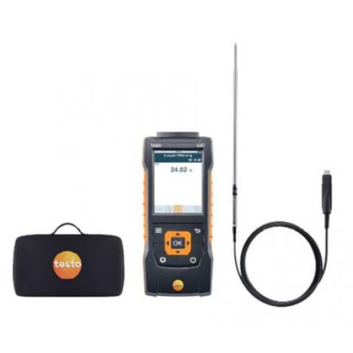 Testo Měřič kvality vzduchu, číslo modelu: 440 Laboratory Kit Protokolování dat, Baterie, typ displeje: LCD, rozsah