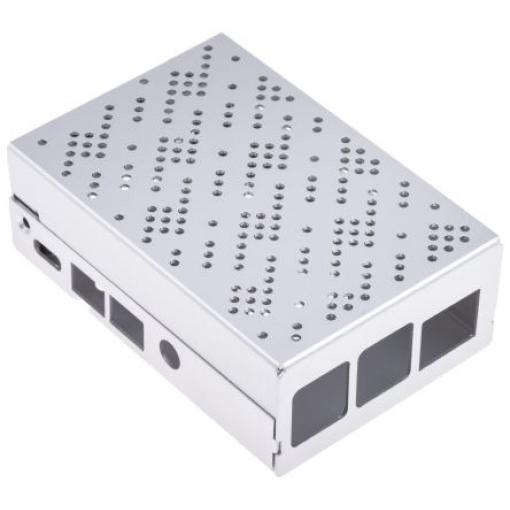 Okdo Pouzdro Raspberry Pi Hliník Model Raspberry Pi 4 Šedá