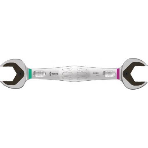 Dvojitý stranový klíč Metrické Nevytváří jiskry NE, celková délka: 232 mm Wera