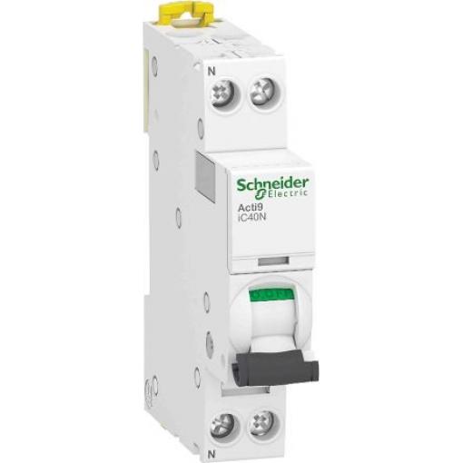 Schneider Electric Miniaturní jistič, rozsah: A9 1pólový 10 A vypínací výkon 10 kA, charakteristika: Typ AC, rozsah: