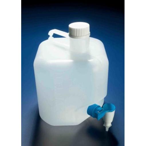 RS PRO Laboratorní láhev, délka: 61 mm, kapacita: 10L, průměr: 280 mm, Polypropylen, typ hrdla: Úzký krk, typ láhve: