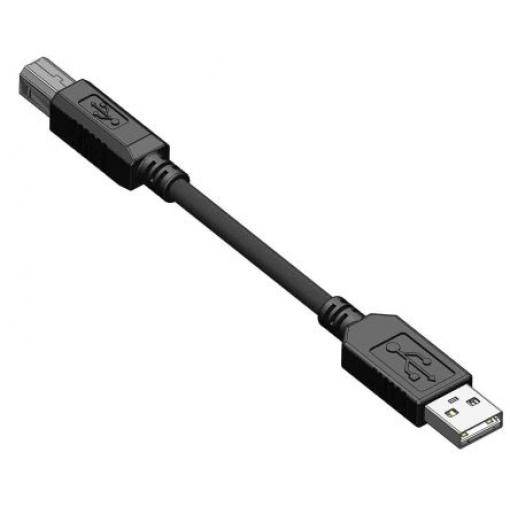 RS PRO Kabel USB do zásuvky IC Vnější, A: USB typu A, 5 m Vnější, Černá, B: USB B
