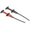 Fluke Krokosvorka, 5 mm, velikost zásuvky: 114 mm, Červená, Černá 1A, 1 kV, Pryž, materiál kontaktu: Niklovaný