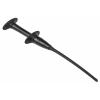 Fluke Krokosvorka, 5 mm, velikost zásuvky: 114 mm, Červená, Černá 1A, 1 kV, Pryž, materiál kontaktu: Niklovaný