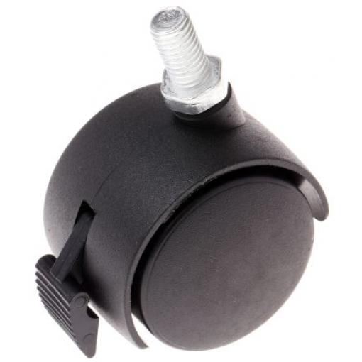 RS PRO Otočné 40 kg 40 mm, Nylon
