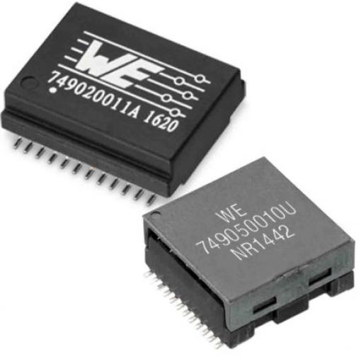 Wurth Elektronik Ethernetový transformátor LAN, Povrch, 1:1, 85 °C, hloubka: 14.75 mm, -40 °C
