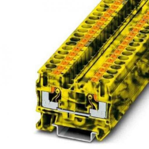 Phoenix Contact Napájení přes svorkovnici 1077085, řada: PT 6, 1 kV Žlutá, Černá 0.5 to 10 mm² 1 Zásuvný IECEx/ATEX