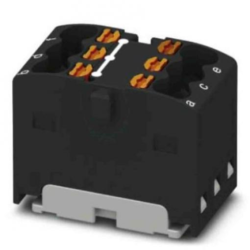 Phoenix Contact Distribuční blok, počet cest: 6, 450 V 17.5A Černá