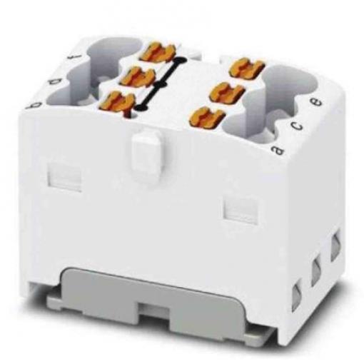 Distribuční blok, počet cest: 6, 17.5A, 450 V
