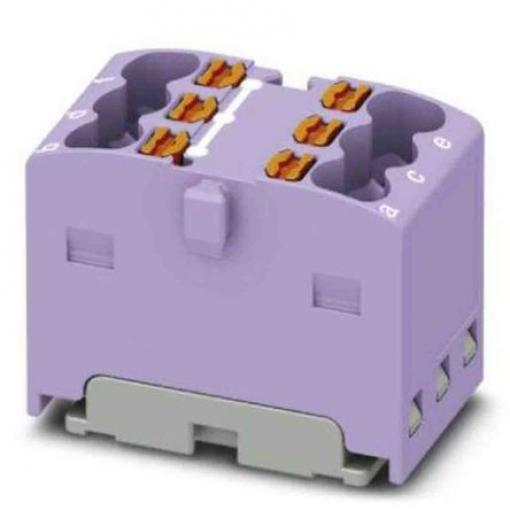 Distribuční blok, počet cest: 6, 17.5A, 450 V