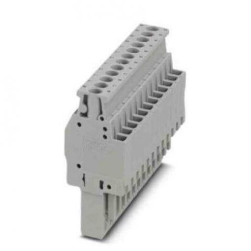 Phoenix Contact Zásuvný blok Terminal, řada: Combi Pluggable Solutions, rozteč: 5.2 mm, počet kontaktů: 12, Šedá