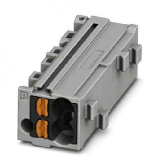 Phoenix Contact Zásuvný blok Terminal, řada: PTMC 0.14 to 2.5 mm², Lišta DIN Šedá, počet cest: 1 17.5A, 14/26 AWG, 500 V