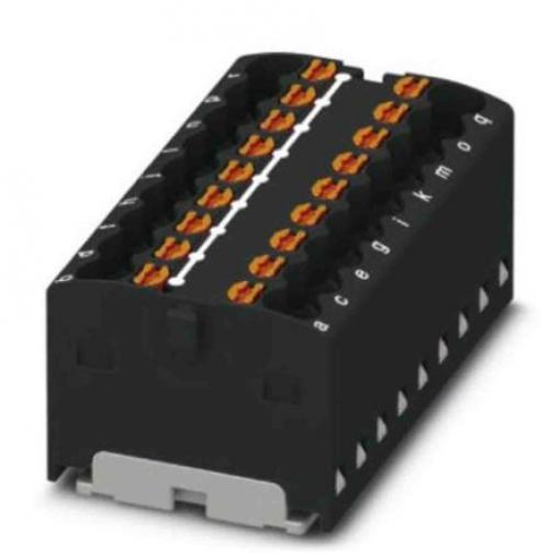 Phoenix Contact Distribuční blok, počet cest: 18, 450 V 17.5A Černá