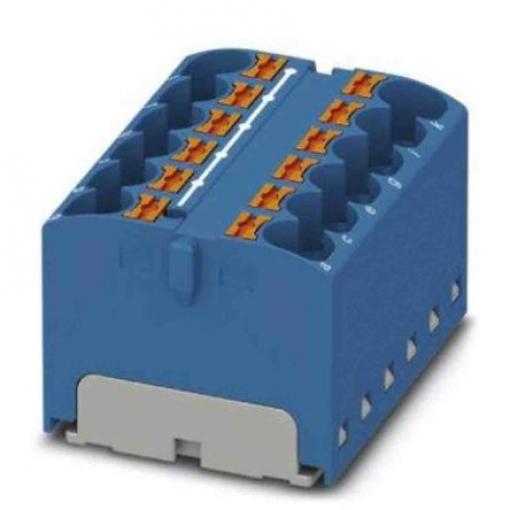 Phoenix Contact Distribuční blok, počet cest: 12, 450 V 32A Modrá