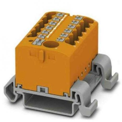Phoenix Contact Distribuční blok, počet cest: 13, 690 V 24A Oranžová