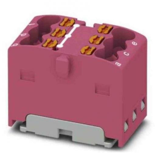 Distribuční blok, počet cest: 6, 17.5A, 450 V