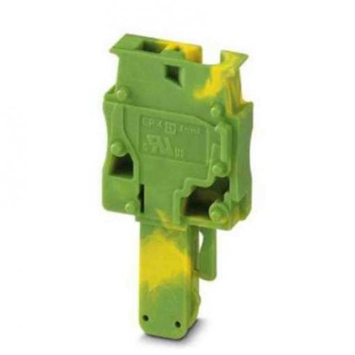 Phoenix Contact Zásuvný blok Terminal, řada: Combi Pluggable Solutions, rozteč: 6.2 mm, počet kontaktů: 1, Žlutá, Zelená