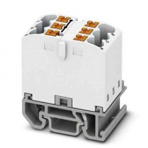 Distribuční blok, počet cest: 6, 24A, 690 V