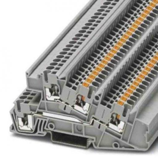 Phoenix Contact Svorkovnice pro montáž na lištu DIN 3213944, řada: PTI, 400 V Šedá 0.14 to 4 mm² 1 Zásuvný
