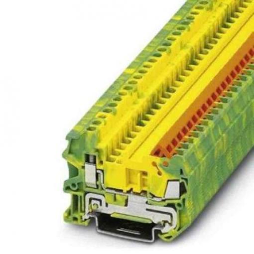 Zemnicí svorkovnice, počet cest: 2, Rychlé připojení, 24→ 16 AWG barva Zelená/žlutá