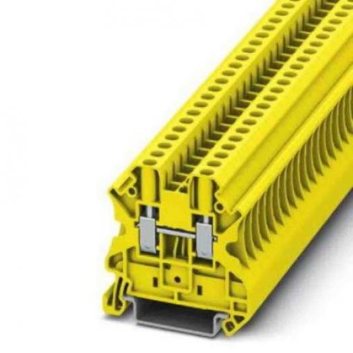 Phoenix Contact Napájení přes svorkovnici 3045114, řada: UT 4, 1000 V Žlutá 0.14 to 6 mm² 1 Šroubová IECEx/ATEX