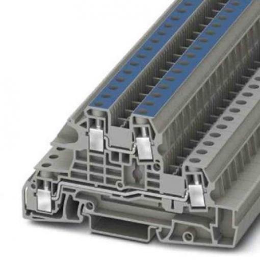 Phoenix Contact Svorkovnice pro montáž na lištu DIN 3076045, řada: UTI, 400 V Šedá 0.2 to 10 mm² 3 Šroubová