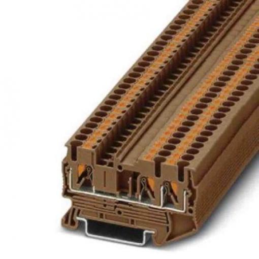 Phoenix Contact Napájení přes svorkovnici 3211253, 800 V Hnědá 0.14 to 4 mm² 1 Zásuvný IECEx/ATEX