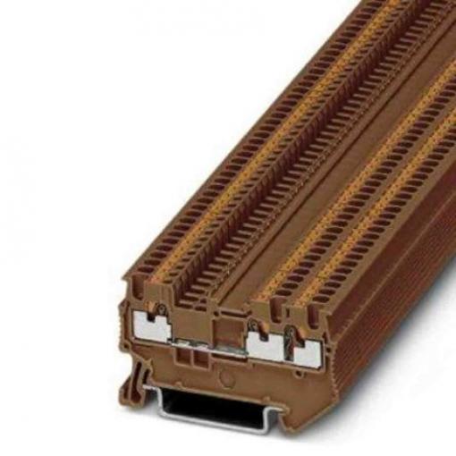 Phoenix Contact Napájení přes svorkovnici 3208161, 500 V Hnědá 0.14 to 1.5 mm² 1 Zásuvný IECEx/ATEX