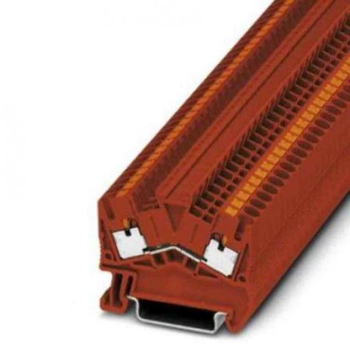Phoenix Contact Svorkovnice na lištu DIN bez pojistky 1037083, řada: PTS, 800 V Červená 0.14 to 4 mm² 1 Zásuvný IECEx,