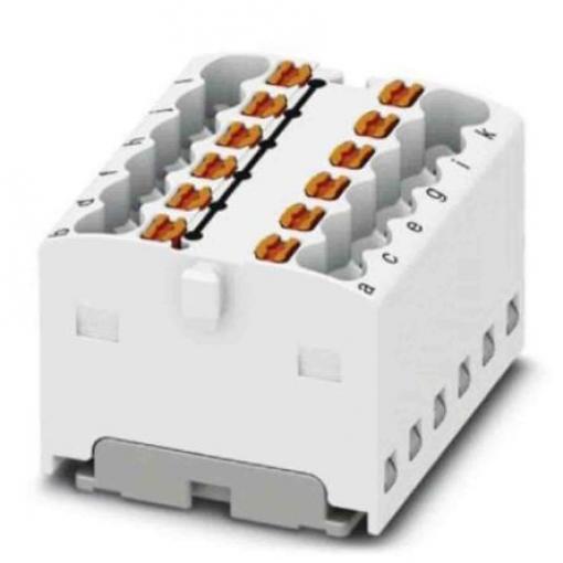Phoenix Contact Distribuční blok, počet cest: 12, 450 V 17.5A Bílá