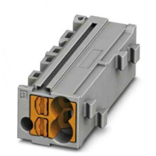 Phoenix Contact Zásuvný blok Terminal, řada: PTMC 0.14 to 2.5 mm², Lišta DIN Šedá, počet cest: 1 17.5A, 14/26 AWG, 500 V