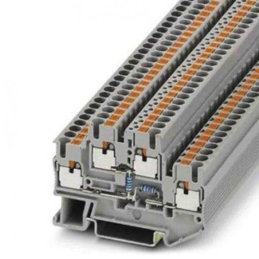 Phoenix Contact Svorkovnice pro komponenty 3211431, řada: PTTB, 500 V Šedá 0.14 to 4 mm² 2 Zásuvný