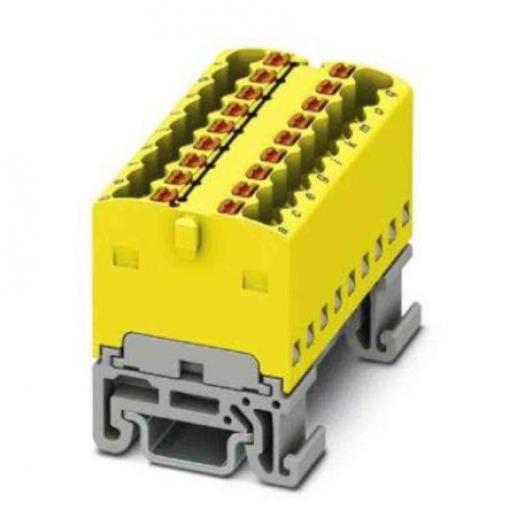 Distribuční blok, počet cest: 18, 17.5A, 500 V