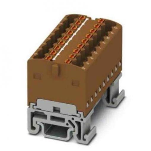 Distribuční blok, počet cest: 18, 17.5A, 500 V