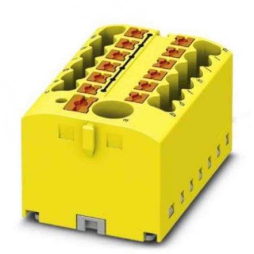 Phoenix Contact Distribuční blok, počet cest: 13, 450 V 24A Žlutá