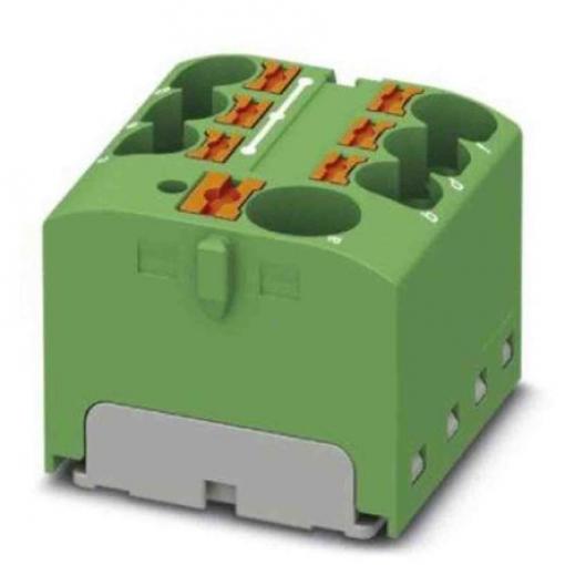 Phoenix Contact Distribuční blok, počet cest: 7, 450 V 32A Zelená